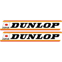 2x Dunlop Japan Style 2 [Converted] Stickers Decals - DecalsHouse