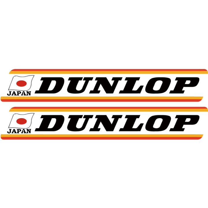 2x Dunlop Japan Style 2 [Converted] Stickers Decals - DecalsHouse