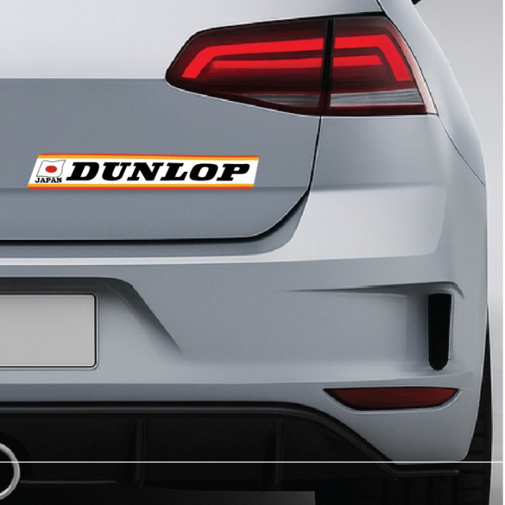 2x Dunlop Japan Style 2 [Converted] Stickers Decals - DecalsHouse