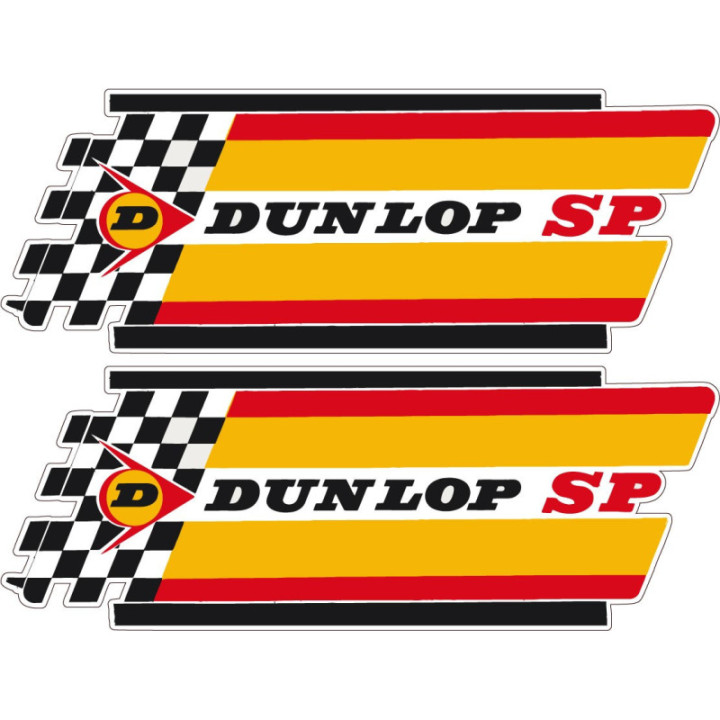 2x Dunlop Sp Stickers Decals - DecalsHouse