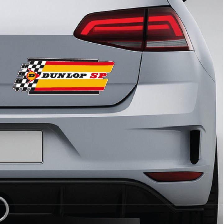 2x Dunlop Sp Stickers Decals - DecalsHouse