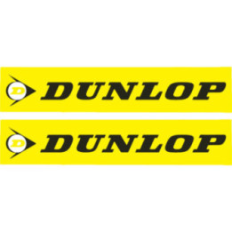 2x Dunlop Style 2 Stickers Decals - DecalsHouse
