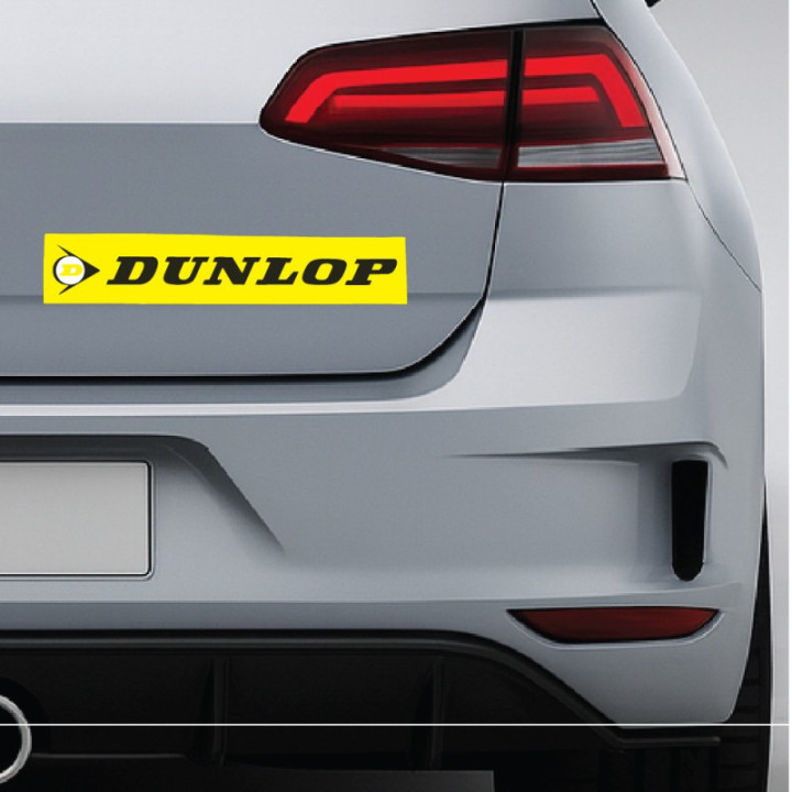 2x Dunlop Style 2 Stickers Decals - DecalsHouse