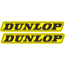 2x Dunlop Style 5 Stickers Decals - DecalsHouse