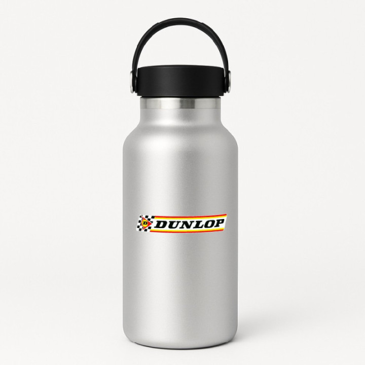 Dunlop Style 8 Stickers – Tyre Motorsport Sponsor Decals (2-Pack)