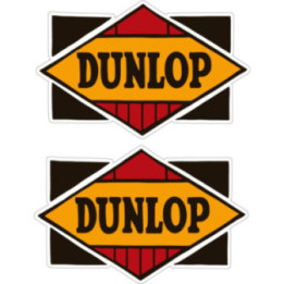 2x Dunlop Style 9 Stickers Decals - DecalsHouse