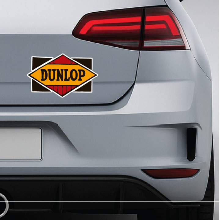 2x Dunlop Style 9 Stickers Decals - DecalsHouse