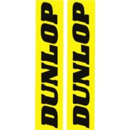 2x Dunlop Vertical Style 2 Stickers Decals - DecalsHouse