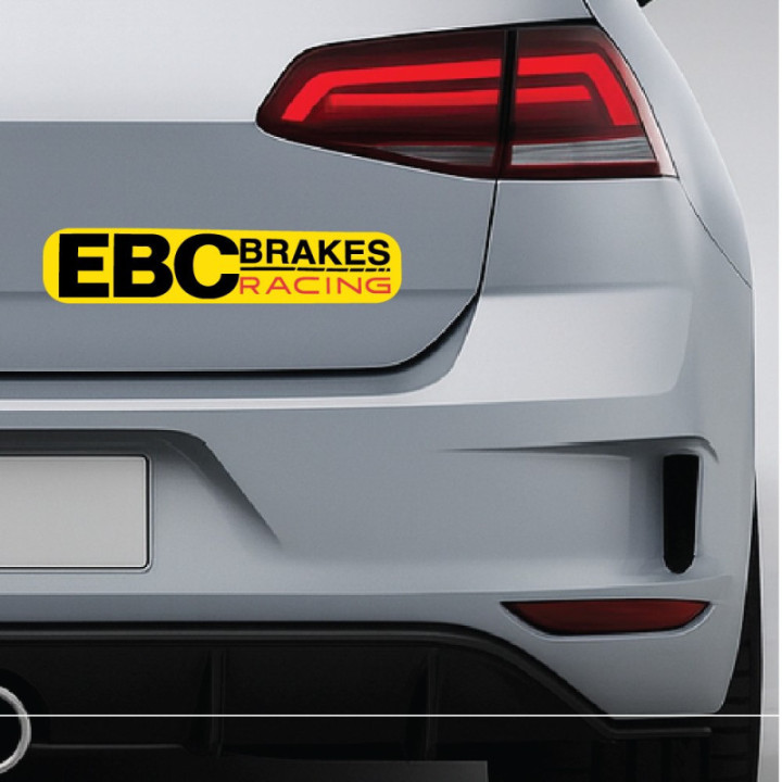EBC Brakes Stickers – Racing Brake Sponsor Decals (2-Pack)