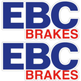 EBC Brakes Stickers – Track Motorsport Performance Decals (2-Pack)
