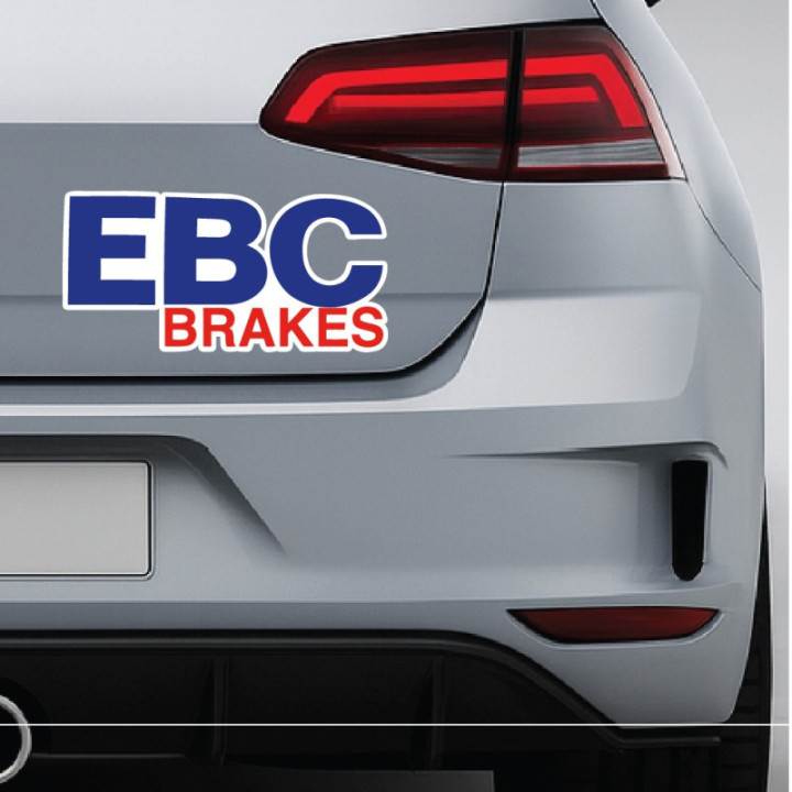 EBC Brakes Stickers – Track Motorsport Performance Decals (2-Pack)