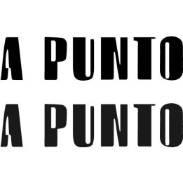 A Punto Band Stickers – Latin Metal Decals (2-Pack)