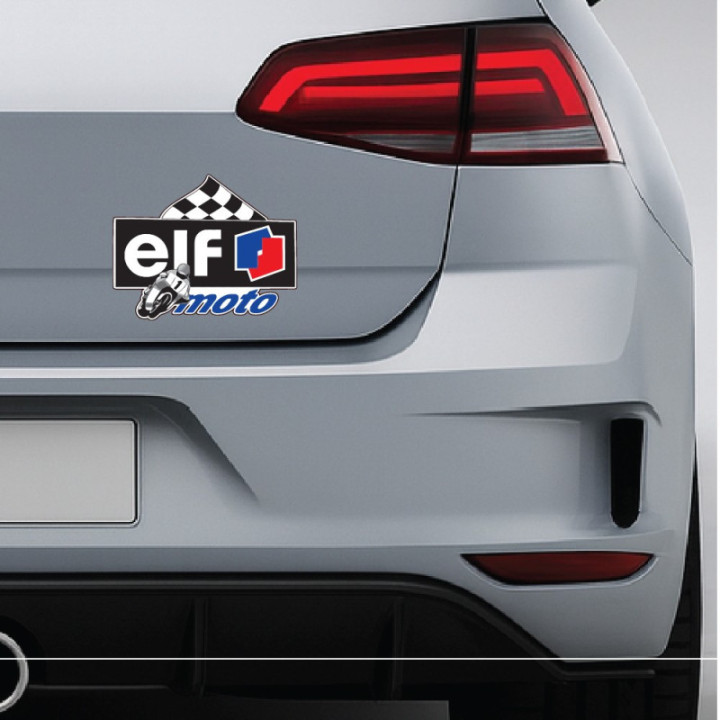 Elf Moto Stickers – Motorcycle Racing Sponsor Decals (2-Pack)