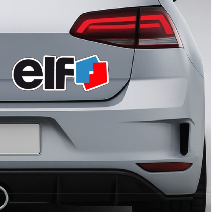 2x Elf Style 3 Stickers Decals - DecalsHouse