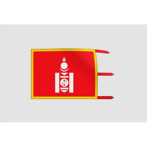 Mongol Flag Sticker