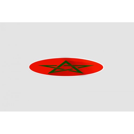 Morocco Star Style 2 Sticker