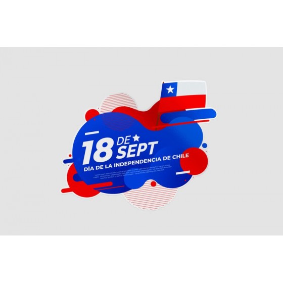 National Day Of Chile Sticker