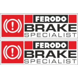 2x Ferodo Brake Specialist Dh Stickers Decals - DecalsHouse