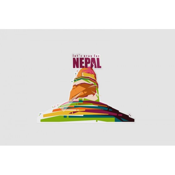 Nepal Tower Sticker