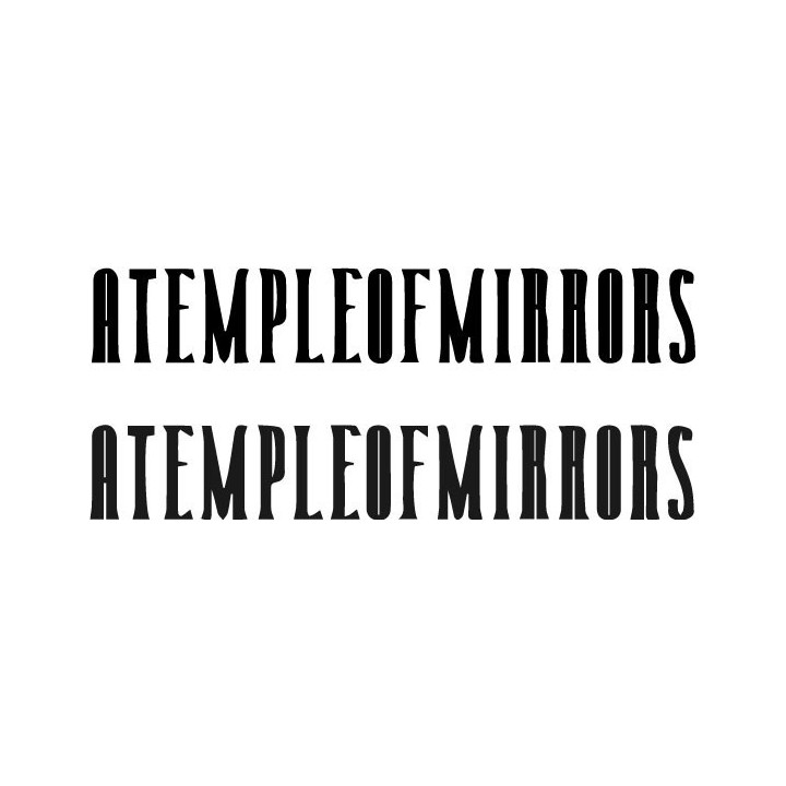 A Temple Of Mirrors Stickers – Prog Rock Decals (2-Pack)