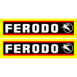2x Ferodo Style 3 Stickers Decals - DecalsHouse