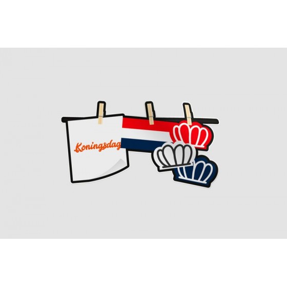 Netherlands Kingsday Sticker