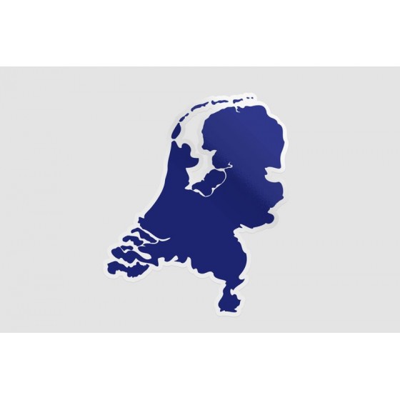 Netherlands Map Sticker