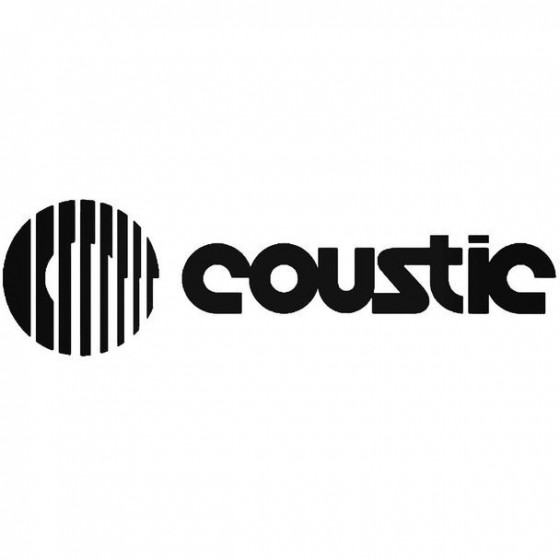 Coustic Audio Style 1 Decal...