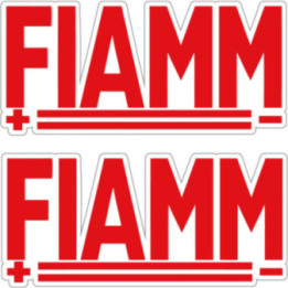2x Fiamm Stickers Decals - DecalsHouse