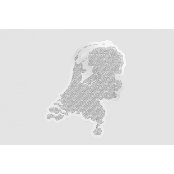 Netherlands Map Style 19...