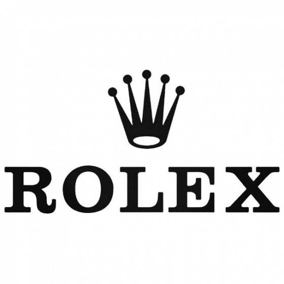 2x Rolex Logo Stickers Decals