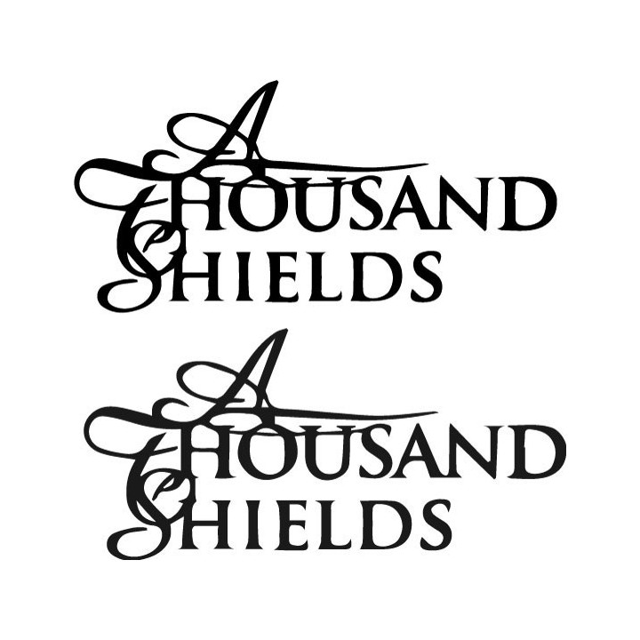 A Thousand Shields Stickers – Viking Metal Decals (2-Pack)