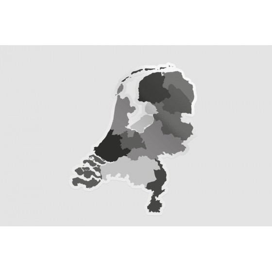 Netherlands Map Style 25...