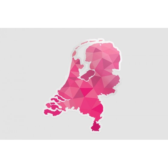 Netherlands Map Style 26...