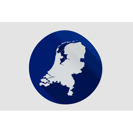 Netherlands Map Style 29...