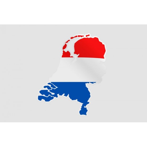 Netherlands Map Style 3...