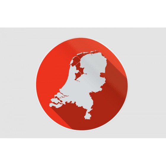 Netherlands Map Style 31...