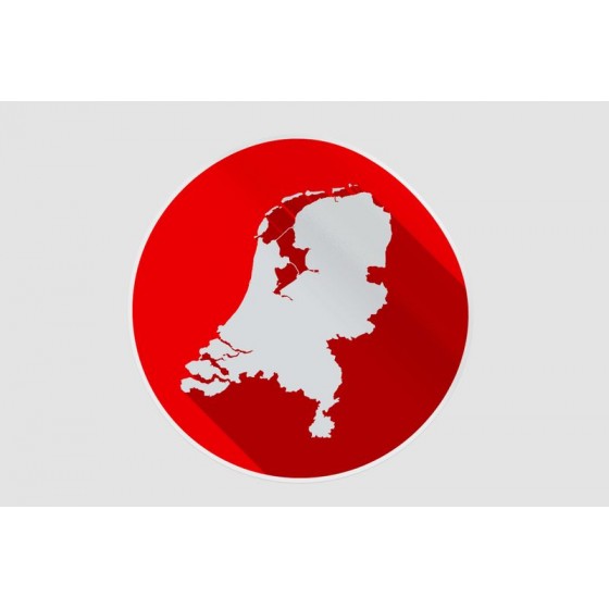 Netherlands Map Style 33...