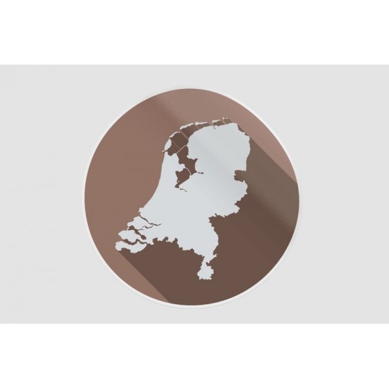 Netherlands Map Style 36...