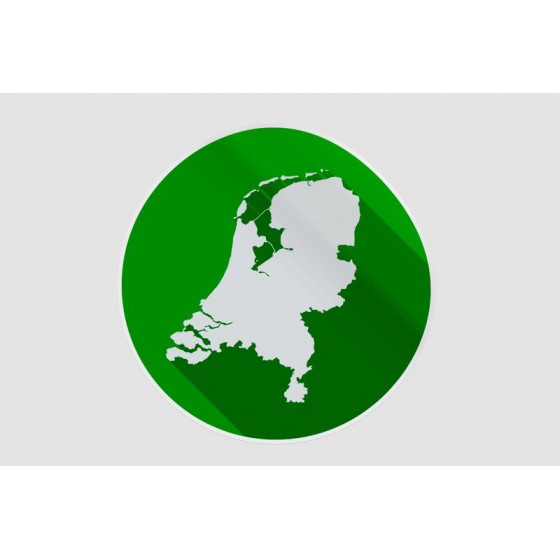 Netherlands Map Style 37...