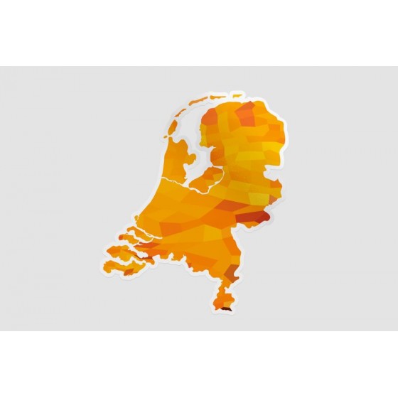 Netherlands Map Style 49...