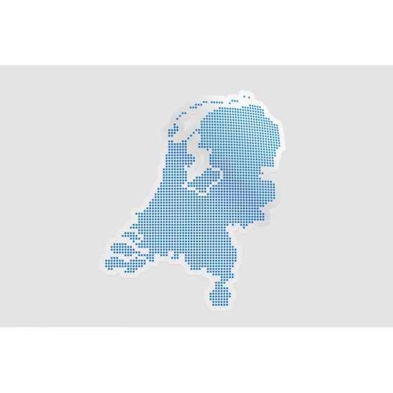 Netherlands Map Style 5...