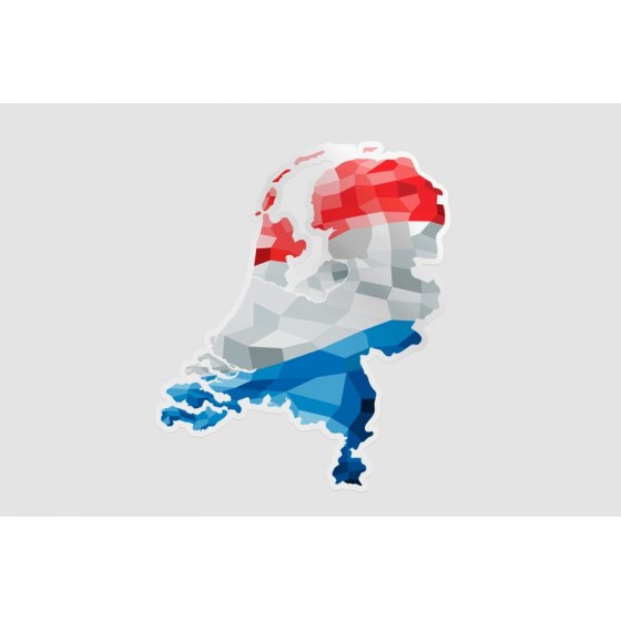 Netherlands Map Style 50...