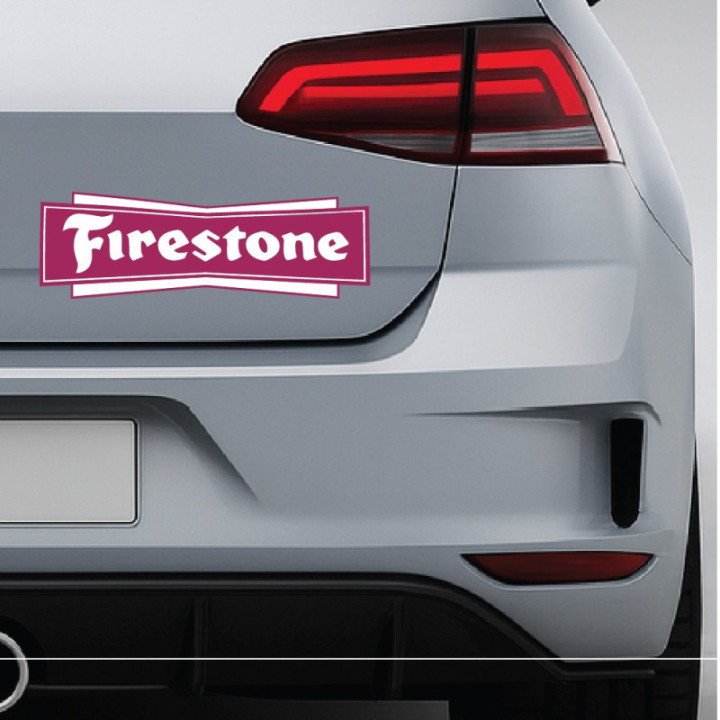 2x Firestone Style 5 Stickers Decals - DecalsHouse