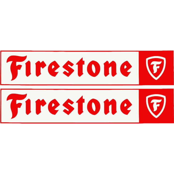 2x Firestone Style 6 Stickers Decals - DecalsHouse