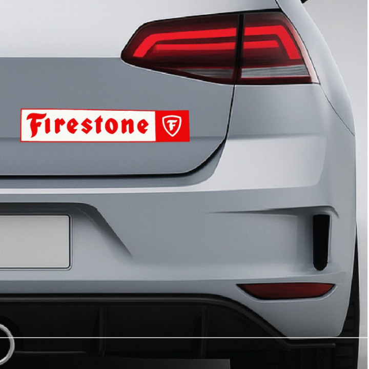 2x Firestone Style 6 Stickers Decals - DecalsHouse