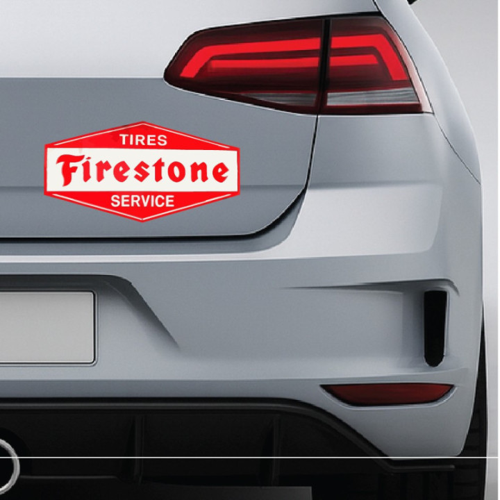 2x Firestone Style 7 Stickers Decals - DecalsHouse