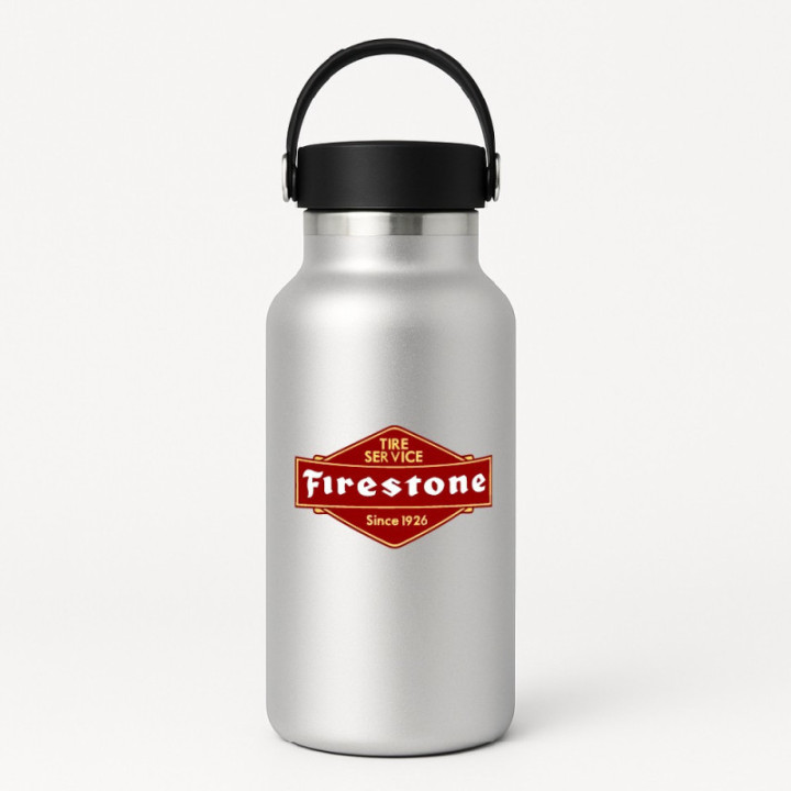 2x Firestone Tire Service Stickers Decals - DecalsHouse