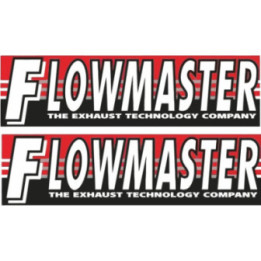 2x Flowmaster Stickers Decals - DecalsHouse