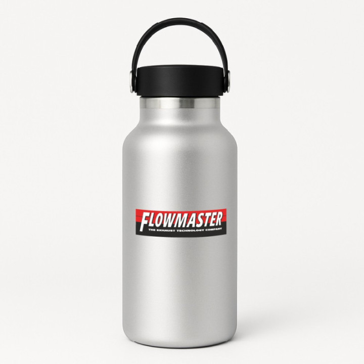2x Flowmaster Style 2 Stickers Decals - DecalsHouse